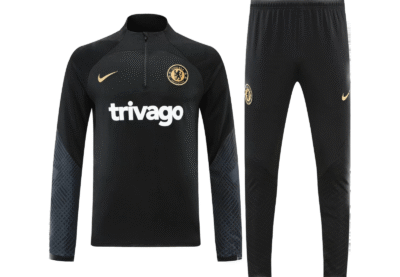 Chelsea Technical Tracksuit Black/Gold