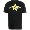 Palm Angels Yellow Star Sprayed Logo Print T-shirt
