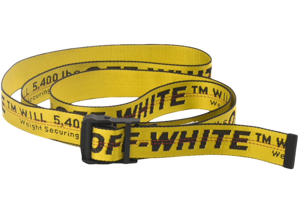Off-White Industrial Belt Yellow - Step Up Sneakers