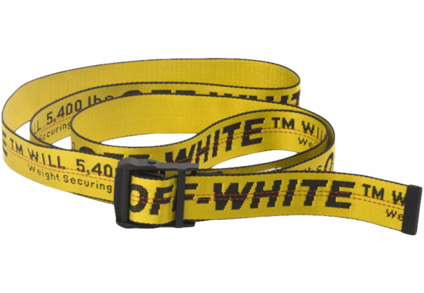 Off-White Industrial Belt Yellow
