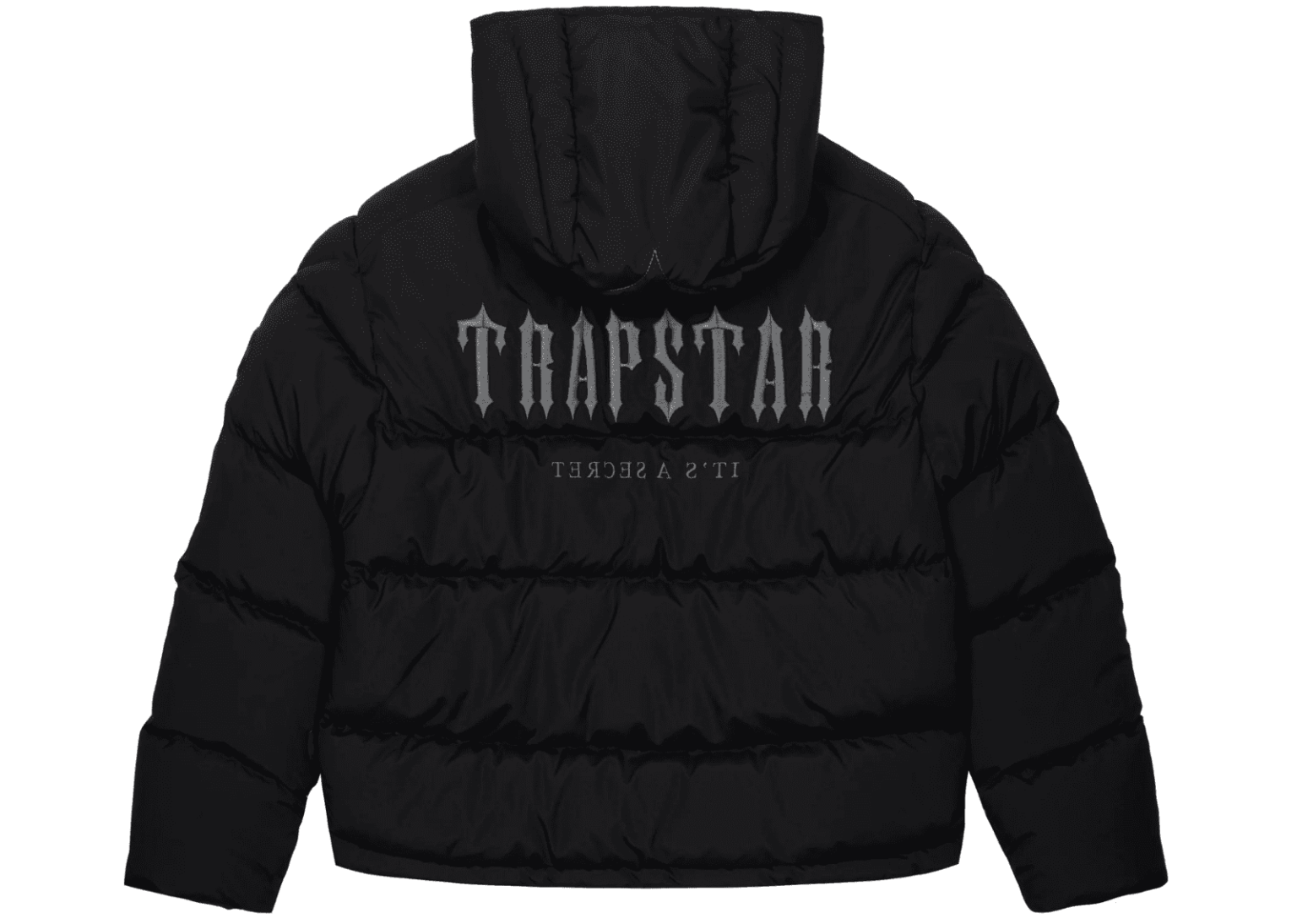 A vibrant streetwear scene in West London showcasing young people wearing bold Trapstar jackets with barbed wire graphics and oversized logos, capturing the cultural energy of grime and hip-hop.