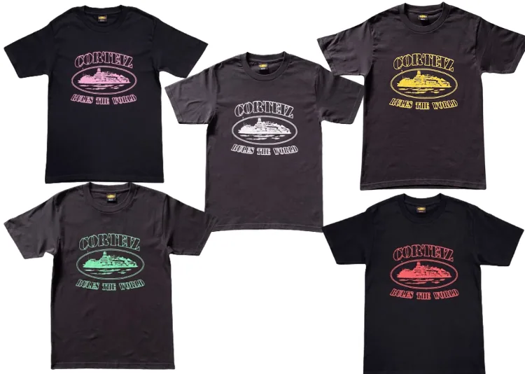 Corteiz Rules The World Alcatraz T-Shirts