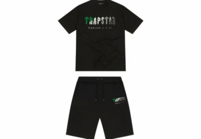 rapstar - Green Chenille Decoded Shorts Set