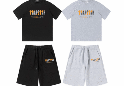 Trapstar - Orange Chenille Decoded Short Set