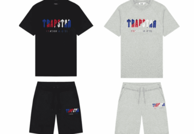 Trapstar Chenille Decoded Short Set-Revolution