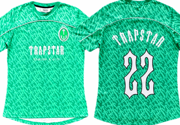 Trapstar Green Football Jersey
