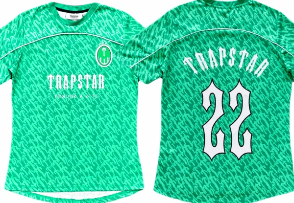 Trapstar Green Football Jersey