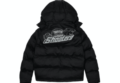 Trapstar Shooters Hooded Puffer Jacket Black/Reflective