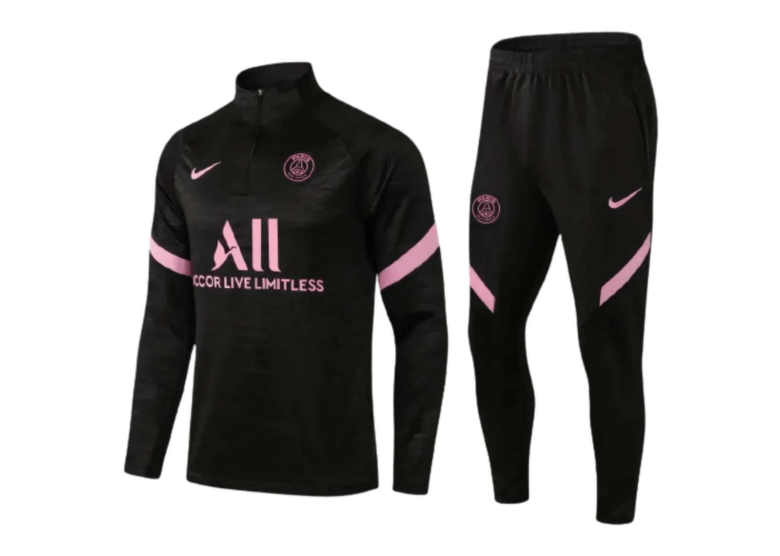 PSG Technical Tracksuit Pink & Black