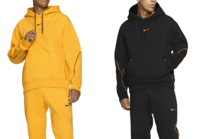 Nike X Drake NOCTA Essential Hoodie & Pants Yellow & Black
