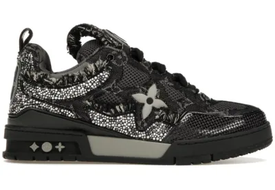 LV Skate Trainer Shoes Swarovski Monogram