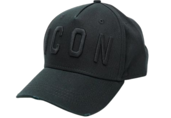 DSQUARED2 Embroidered Icon Baseball Cap – Black
