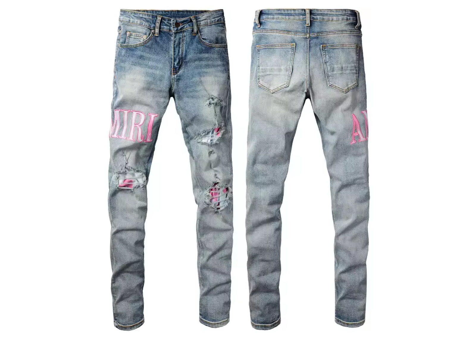 Amiri Jeans Pink