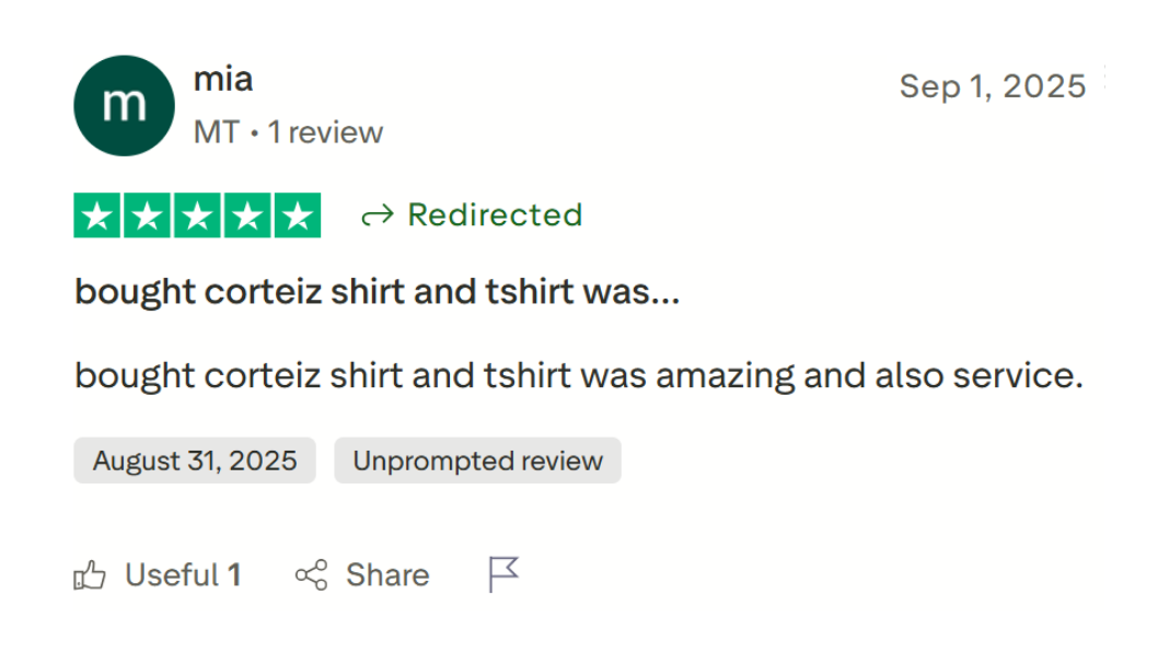 Trustpilot Review 1- Mia - Step Up Sneakers