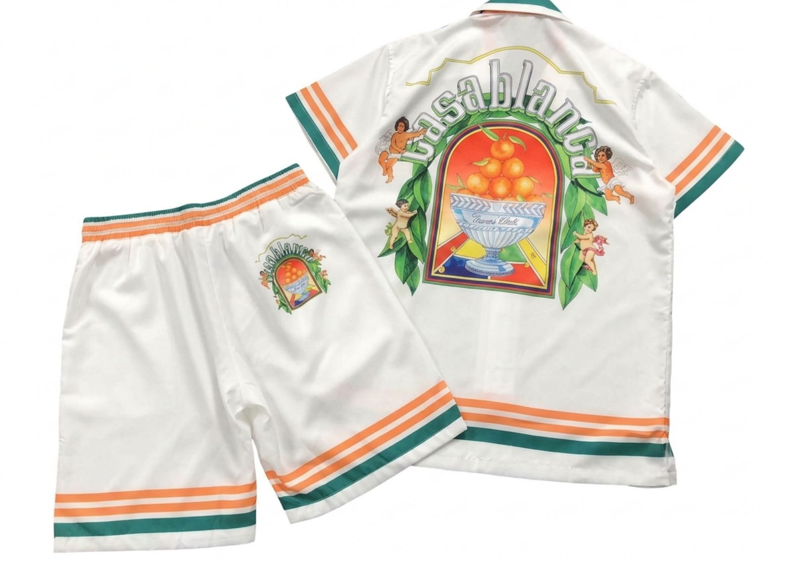 Casablanca Shirt & Shorts D'OrangeSet