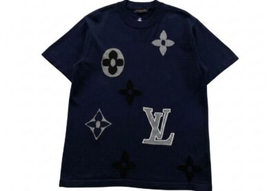 LV Monogram Embroidered Knit T-Shirt