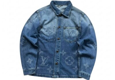 LV Denim Monogram Overshirt