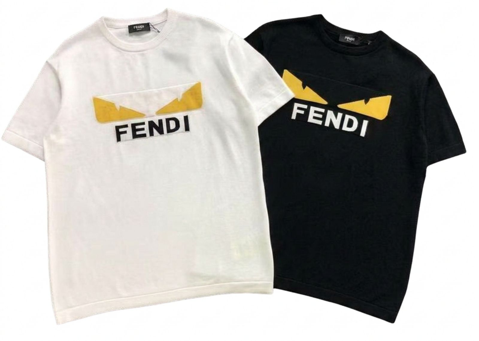 Fendi Monster Eyes Logo T-Shirt