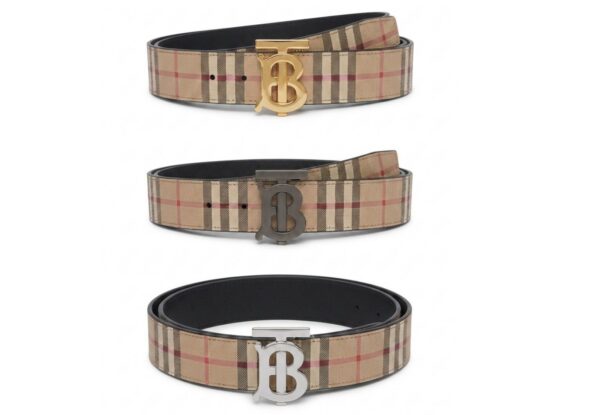 Burberry Nova Check Reversible Belt