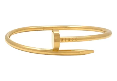 Cartier Nail Bracelet Real Silver