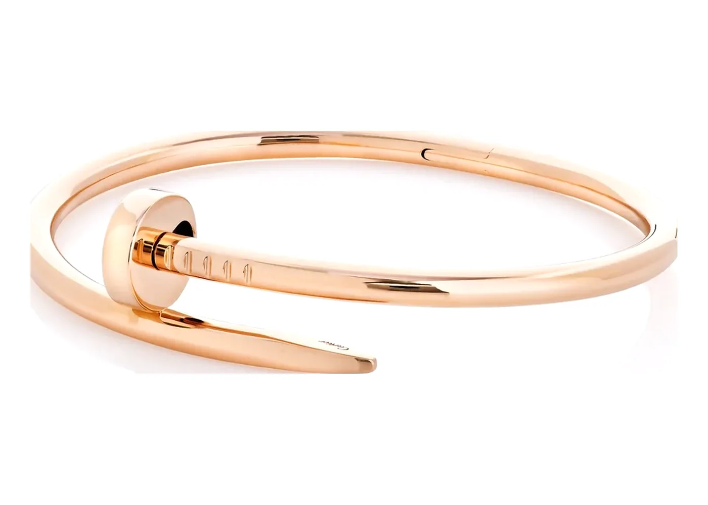 Cartier Nail Bracelet Real Silver