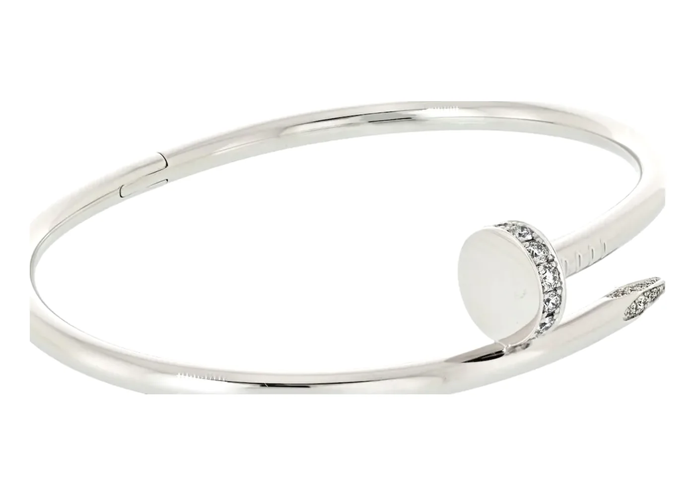 Cartier Nail Bracelet Real Silver